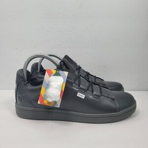 Goats Women's Low Top Dark Gray Leather Sneakers 34GT013 US Size 8 NWT